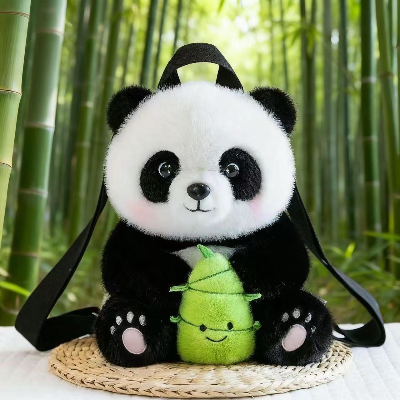Sac à dos peluche panda mignon