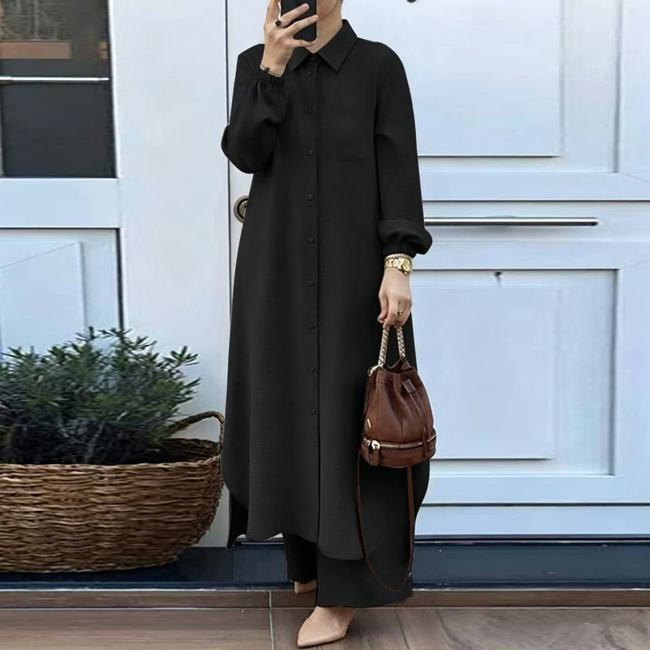 Ensemble chemise et pantalon pour femmes