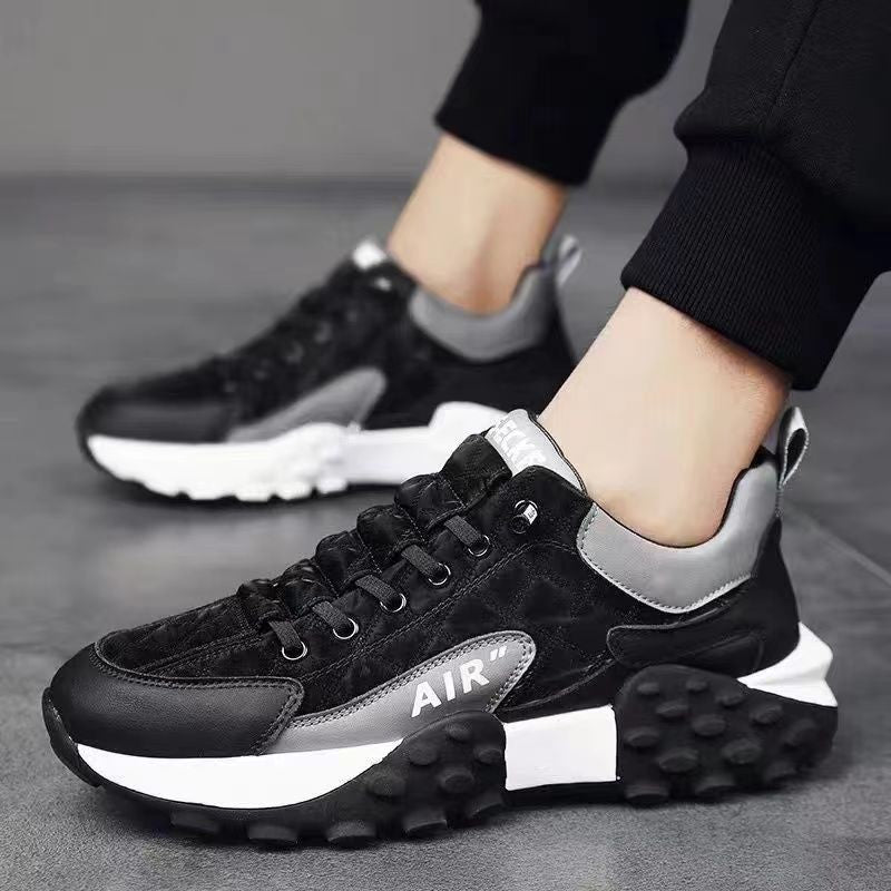 Chaussures de course respirantes à semelle épaisse