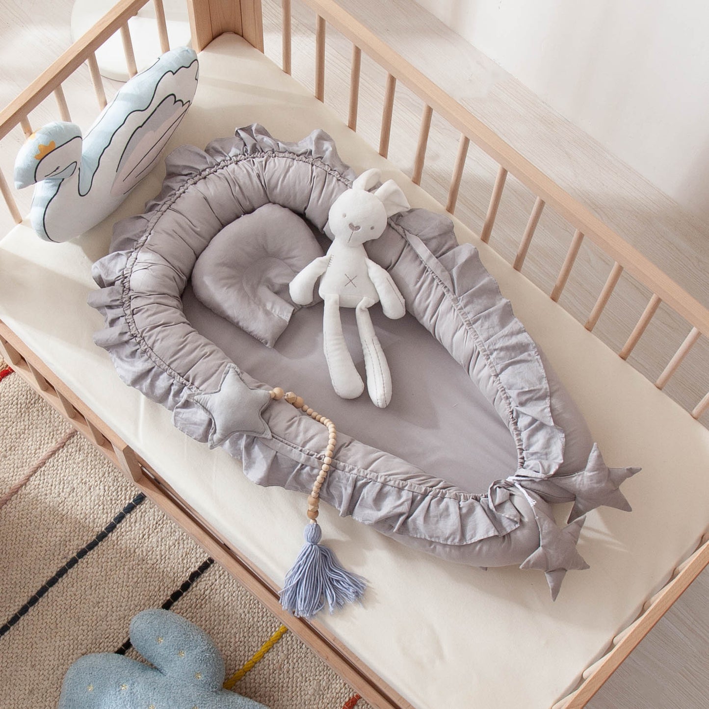 Lit bébé pliable et portable inclinable
