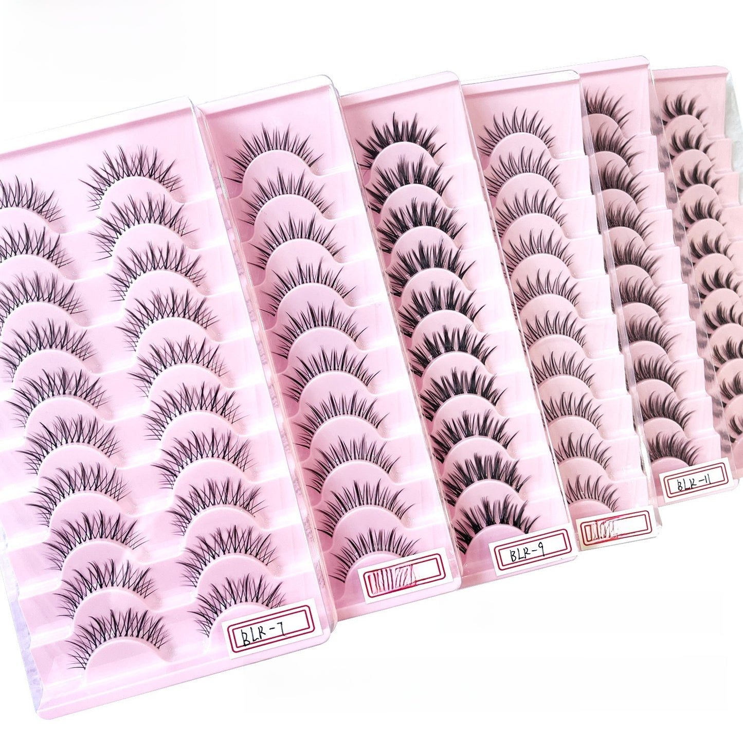 Faux cils 10 paires effet naturel