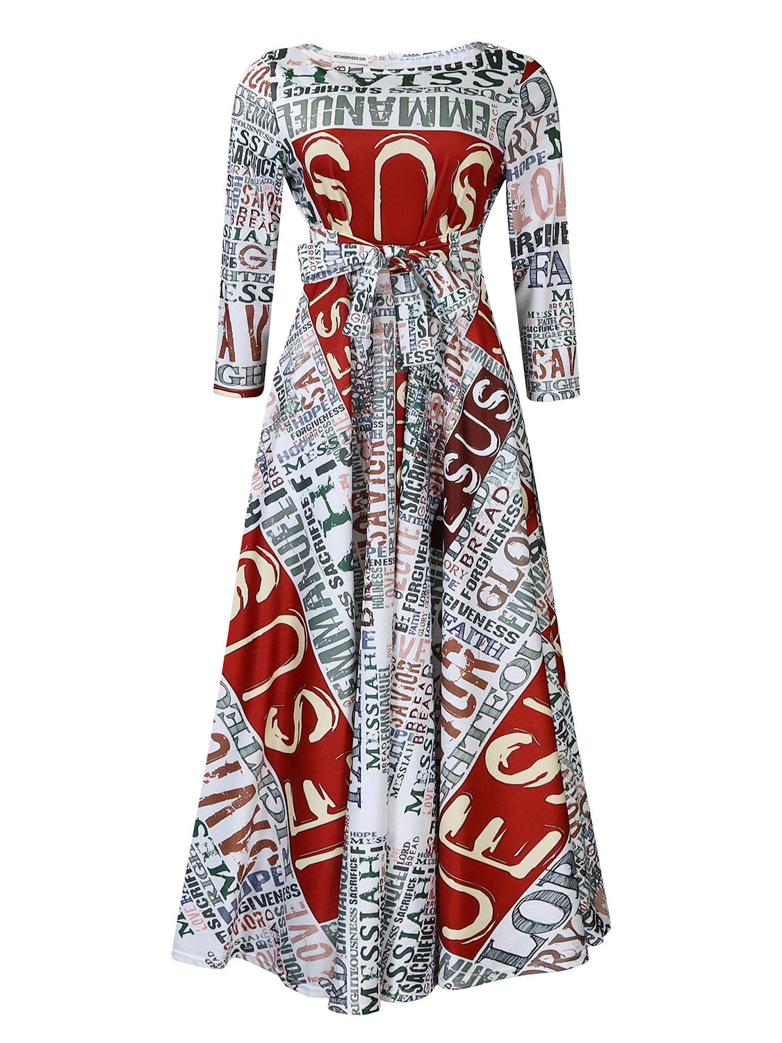 Robe tricotée pour femme
