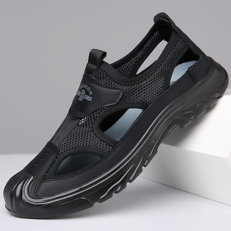 Sandales pour hommes à bout fermé et respirantes