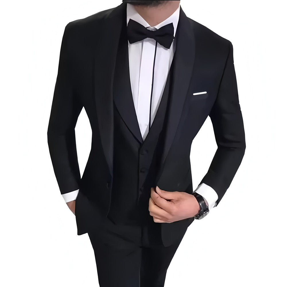 Costume slim pour homme, style business décontracté