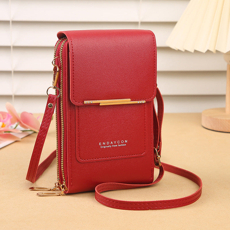 Sac bandoulière tactile pour téléphone