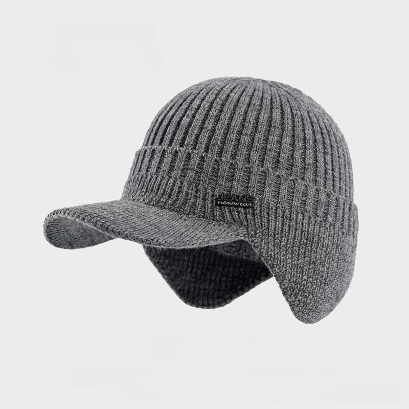 Casquette de baseball en laine doublée polaire