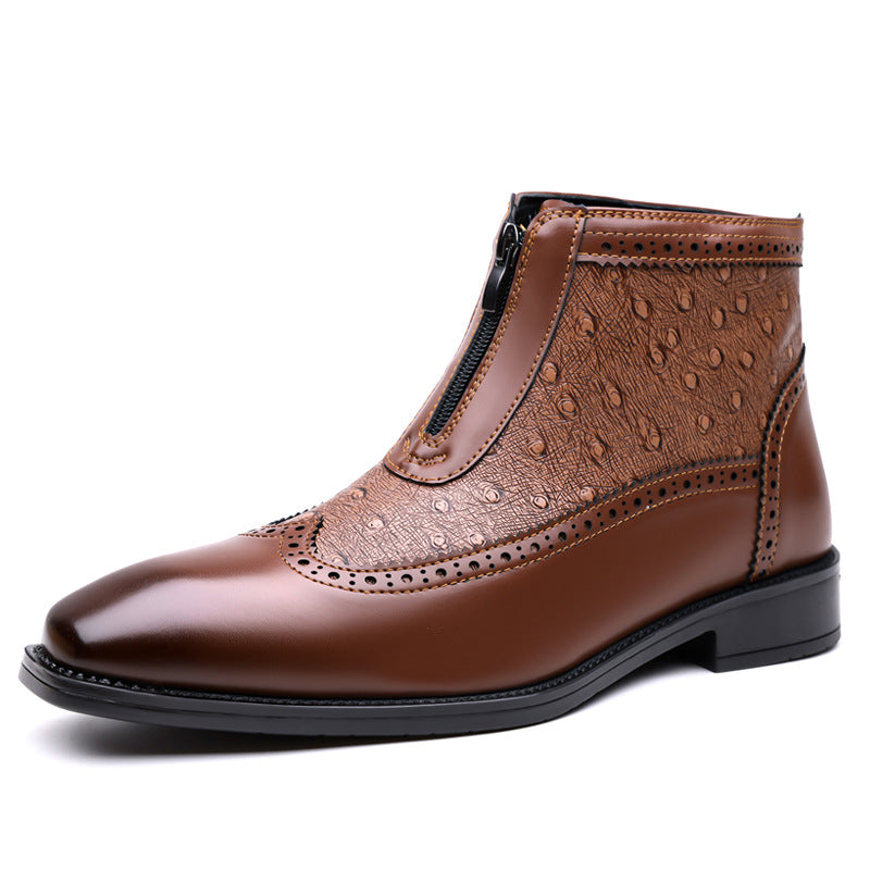 Chaussures pour hommes grande taille à bout pointu