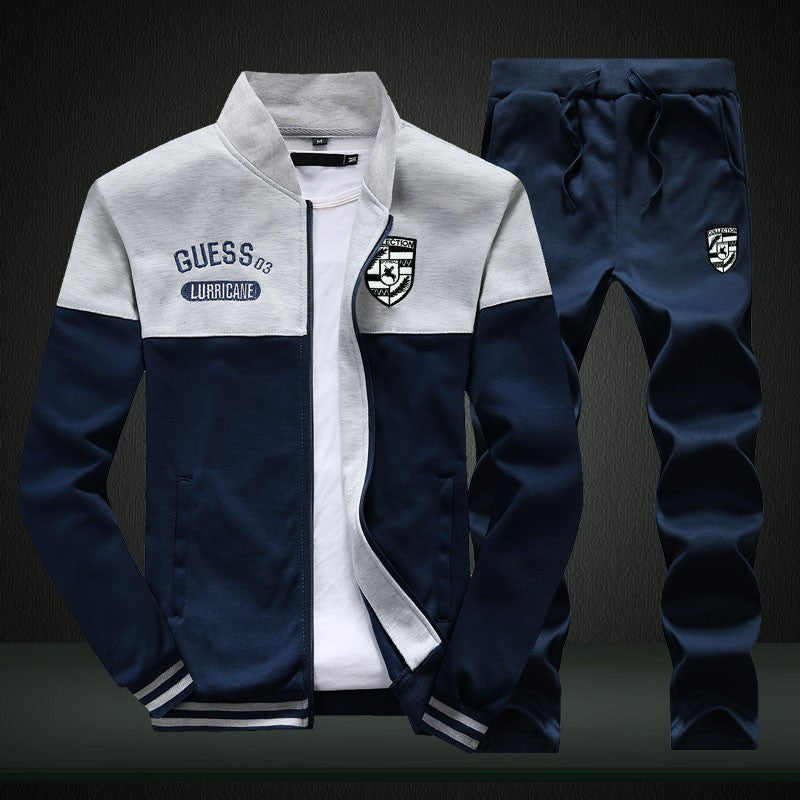 Habit :Ensemble homme M-6XL, vêtements de sport printemps/automne pour jeunes, vêtements de sport décontractés pour couples, vêtements de sport de course grande taille pour hommes