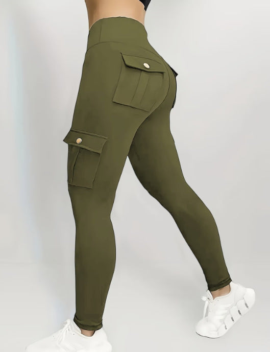 Shorts de yoga cargo extensibles pour femmes