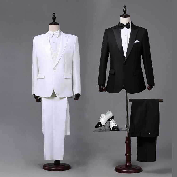 Costume de performance pour hommes avec nœud papillon