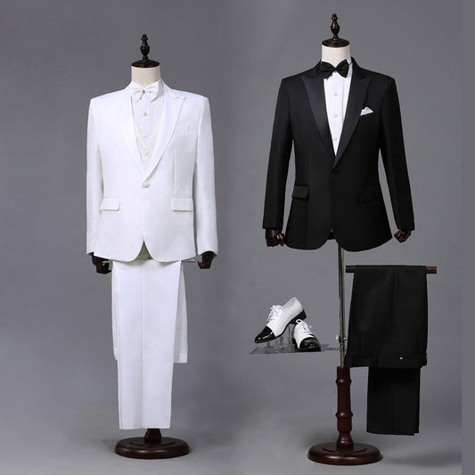 Costume de performance pour hommes avec nœud papillon