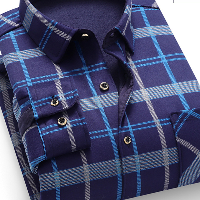 Chemise à carreaux pour homme