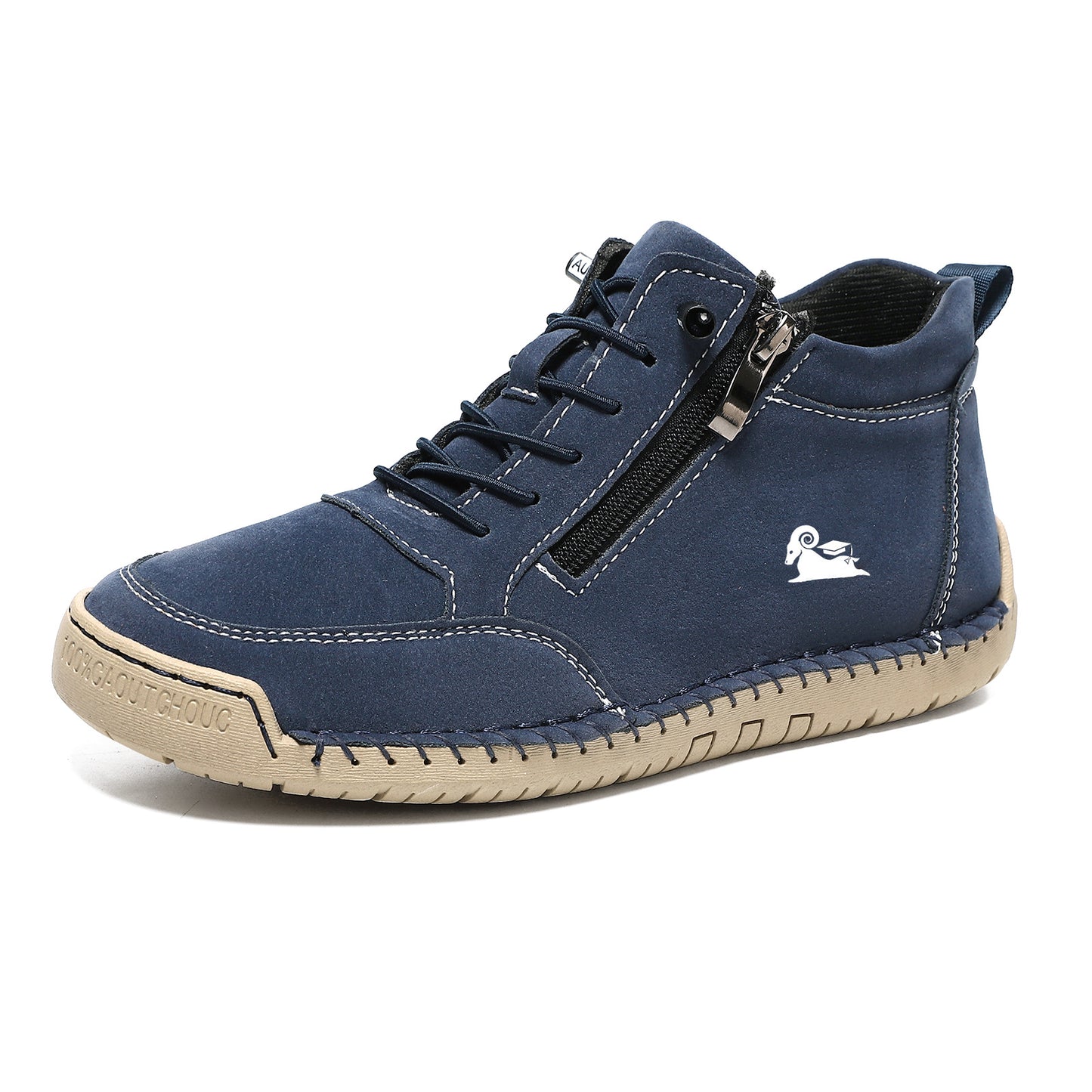 Chaussures plates à semelle souple cousues main