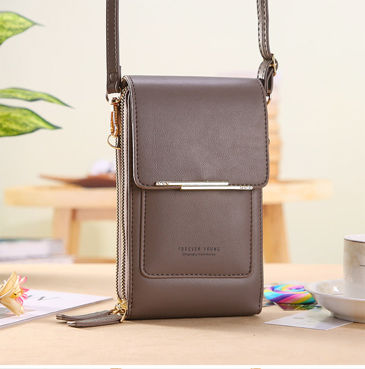Sac bandoulière tactile pour téléphone