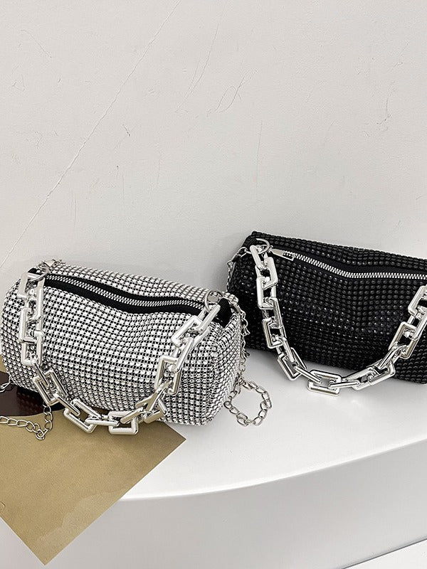 Sac bandoulière à bandoulière diamant