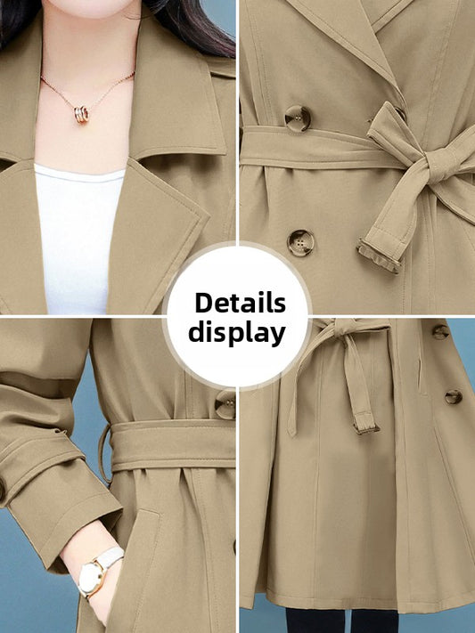 Veste coupe-vent mi-longue pour femmes