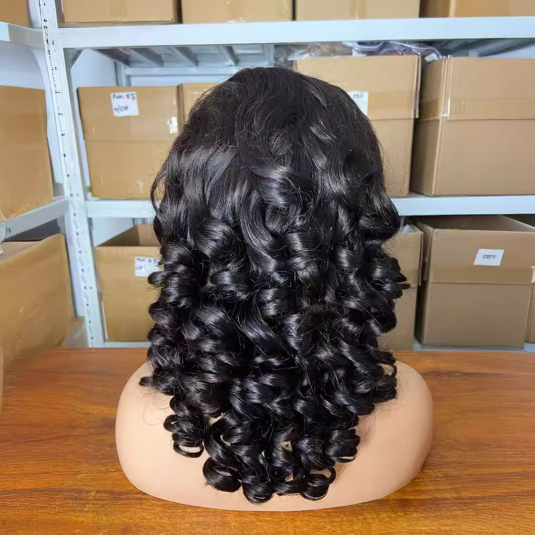 Perruque avec de vrais cheveux humains