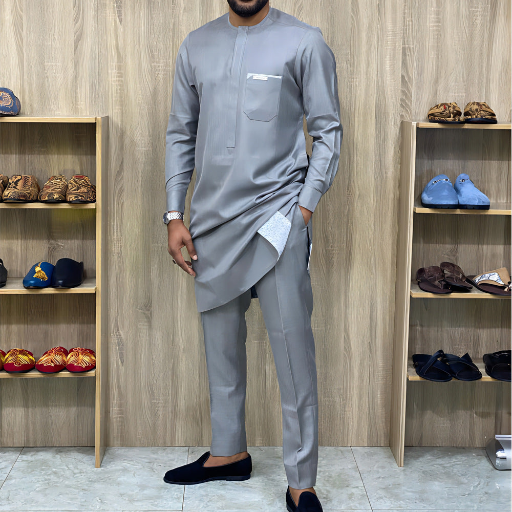 costume pour hommes brodé