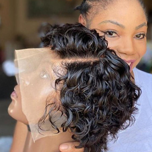Coiffure en dentelle pour perruque en cheveux humains