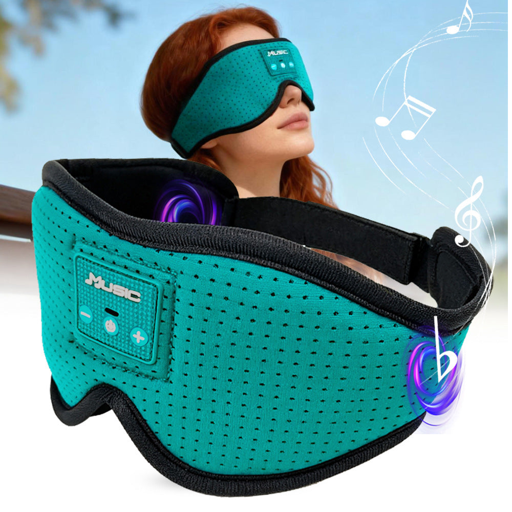 Masque de sommeil Bluetooth sans fil avec mousse à mémoire de forme