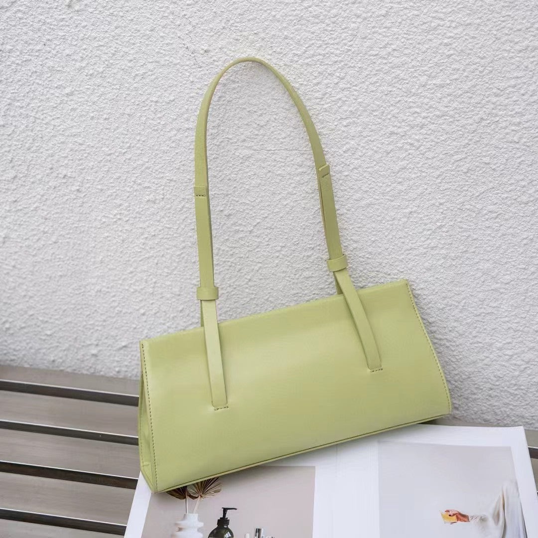 Sac bandoulière en cuir véritable style français