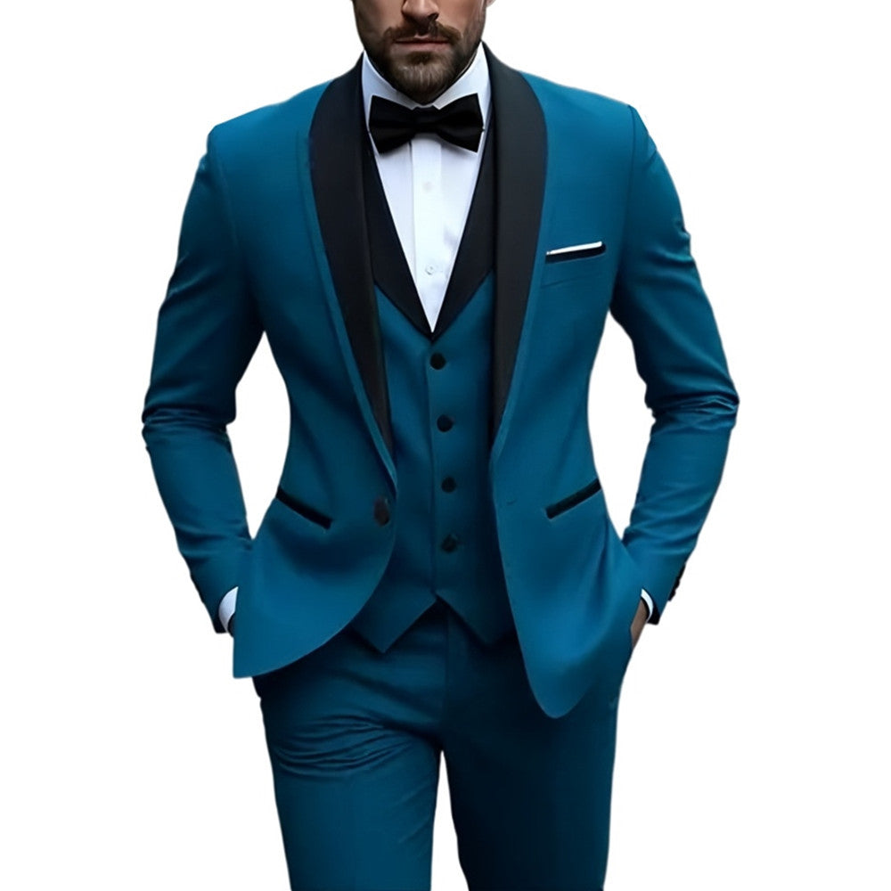 Costume slim pour homme, style business décontracté
