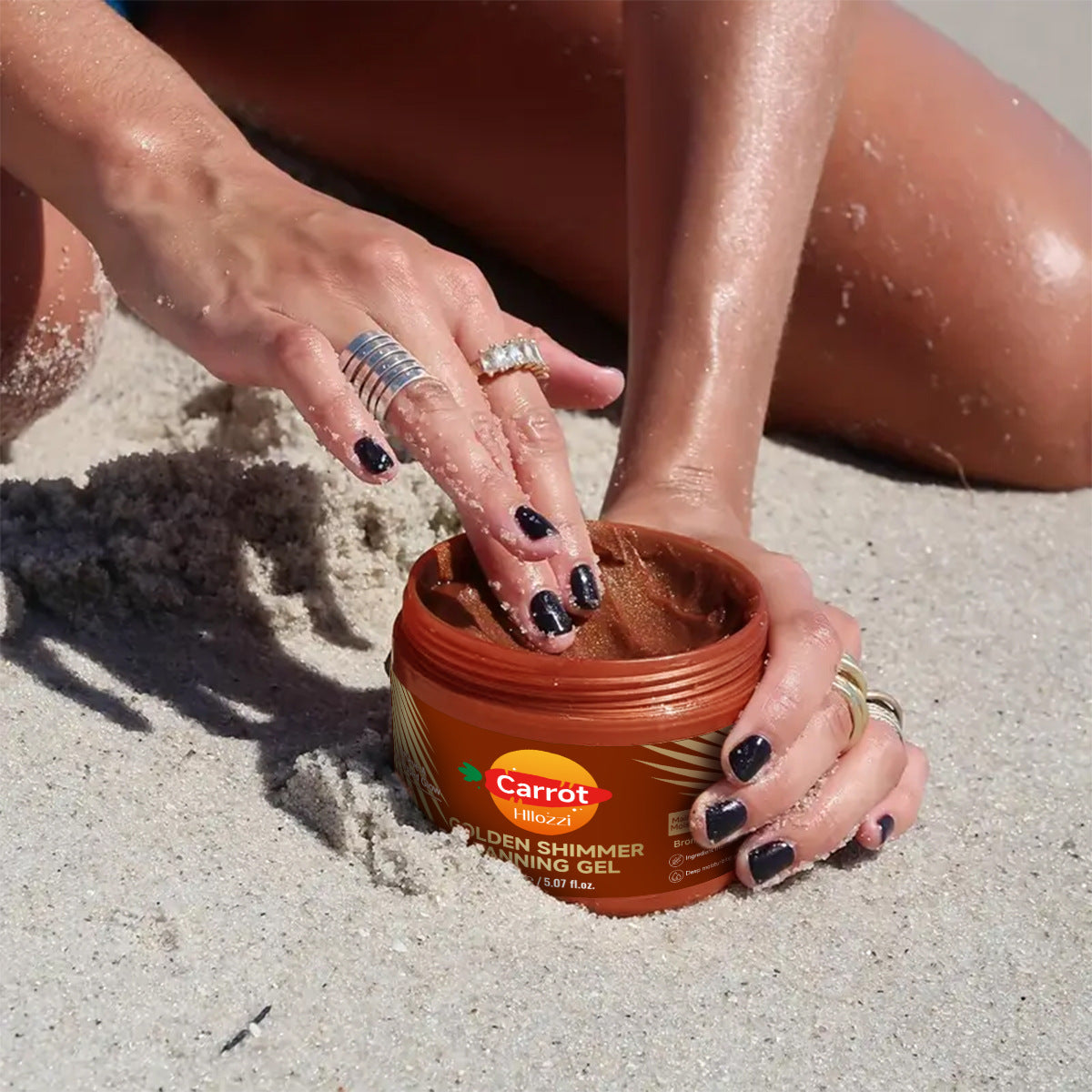 Gel autobronzant à la carotte