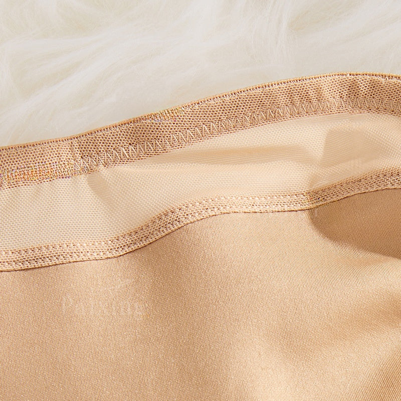 Haut tube à bretelles avec boucle élastique à l'avant en maille