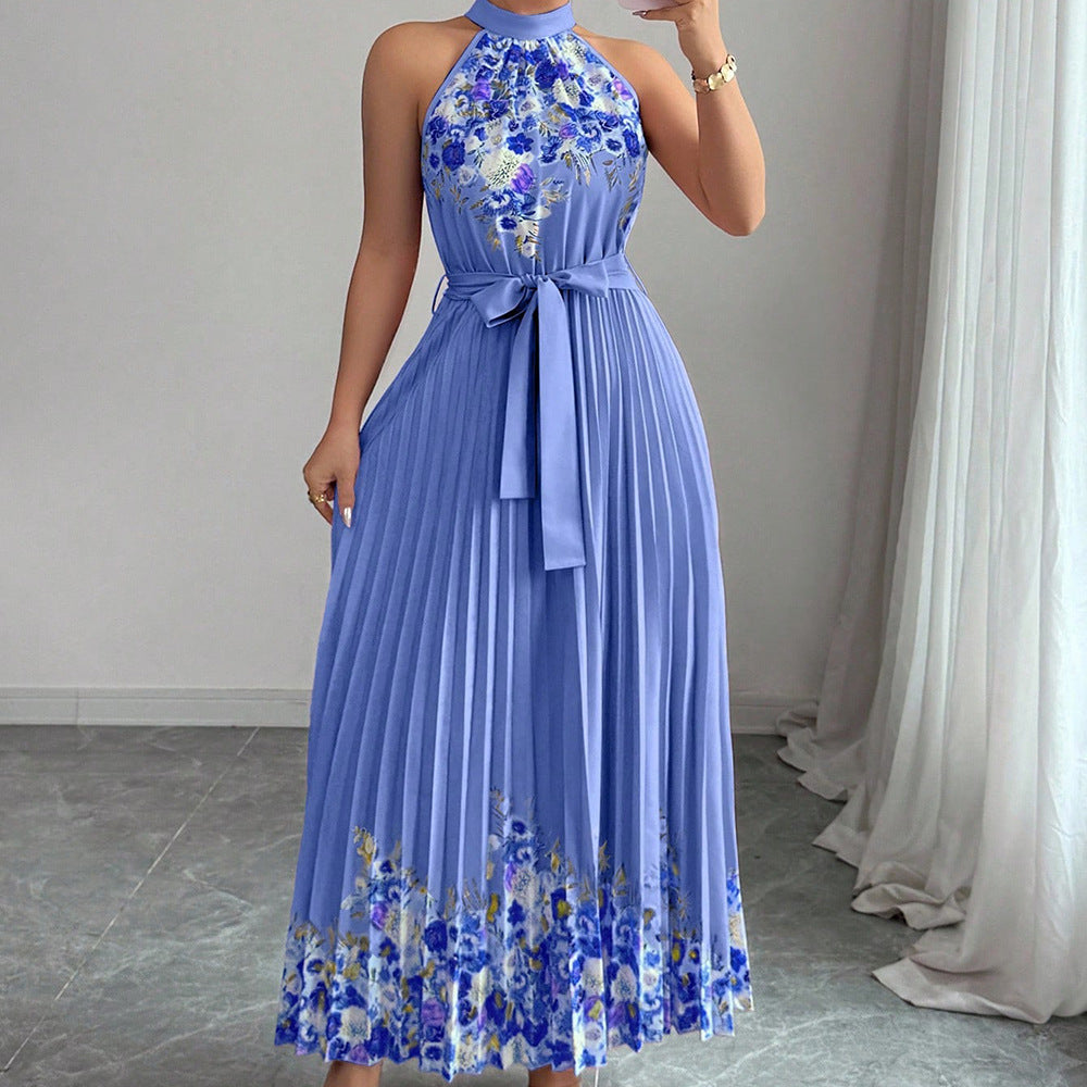 Robe à manches longues en dentelle ajourée