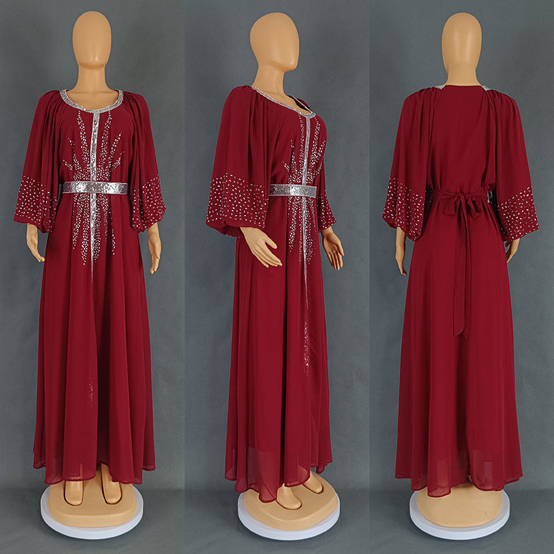 Habit :Robe à manches bouffantes