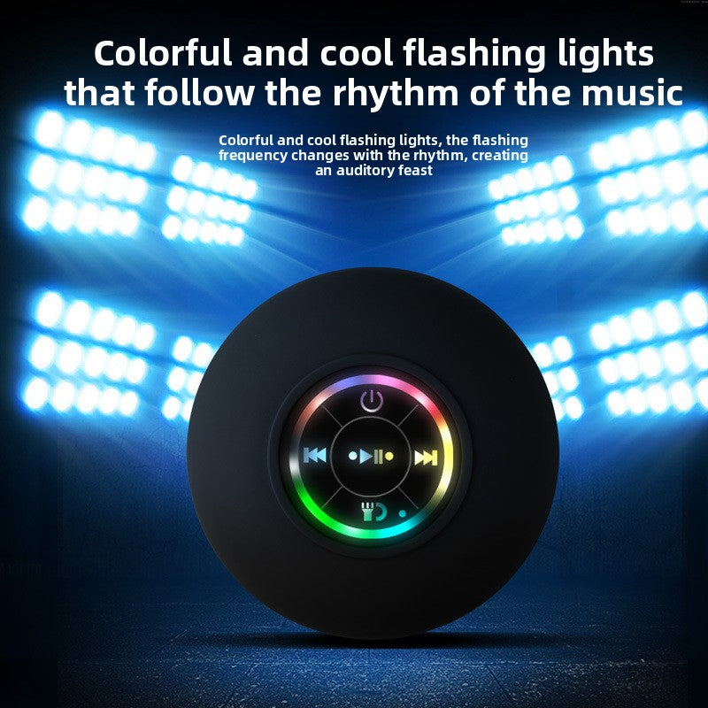 Enceinte Bluetooth étanche avec lumière LED