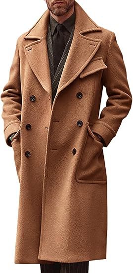 Manteau en laine pour homme