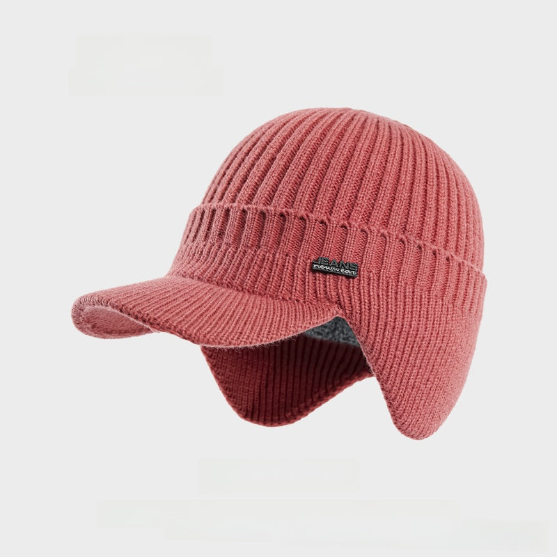 Casquette de baseball en laine doublée polaire
