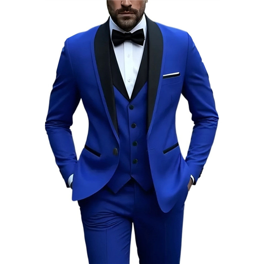 Costume slim pour homme, style business décontracté