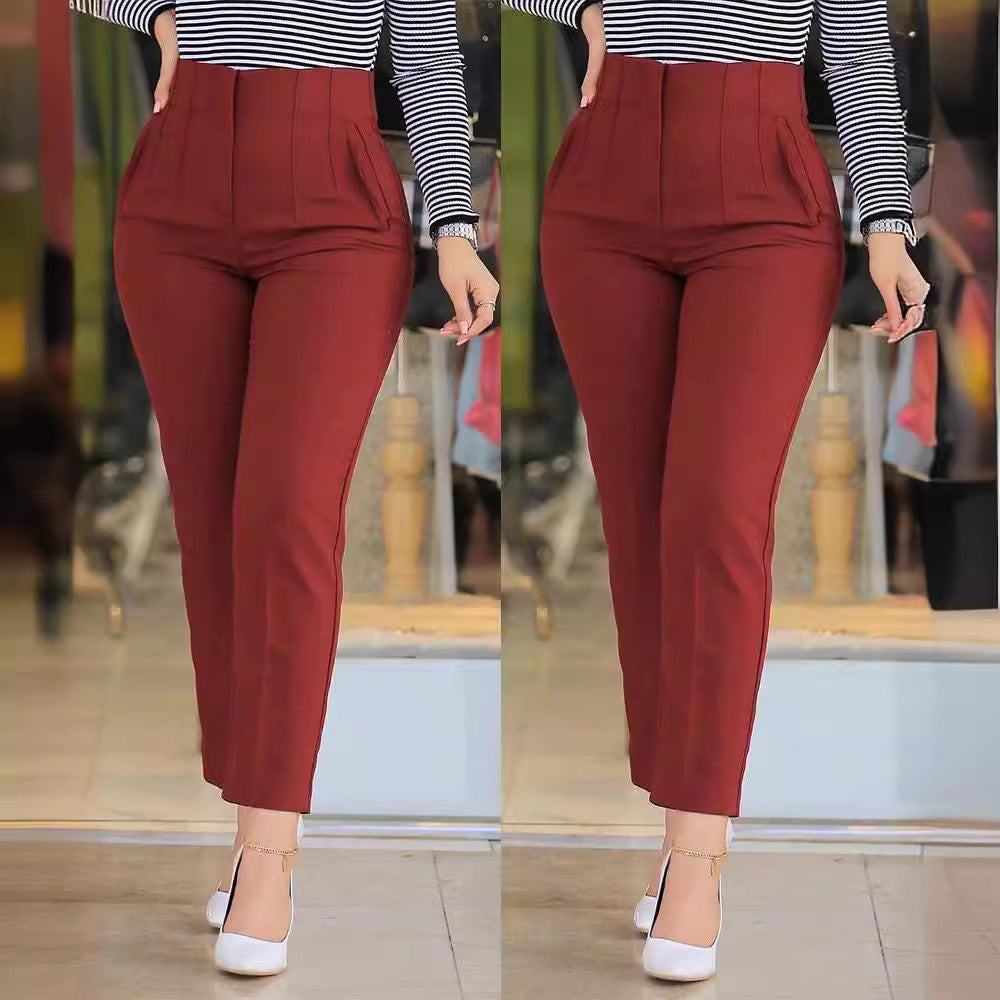 Habit :Pantalon court décontracté pour femme