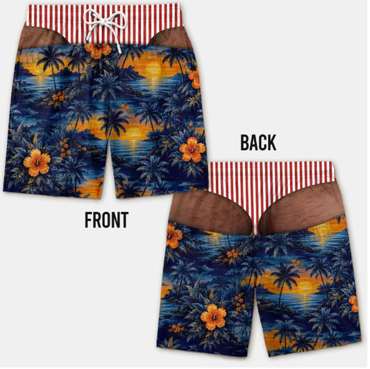 Pantalon de plage ample, short décontracté de vacances
