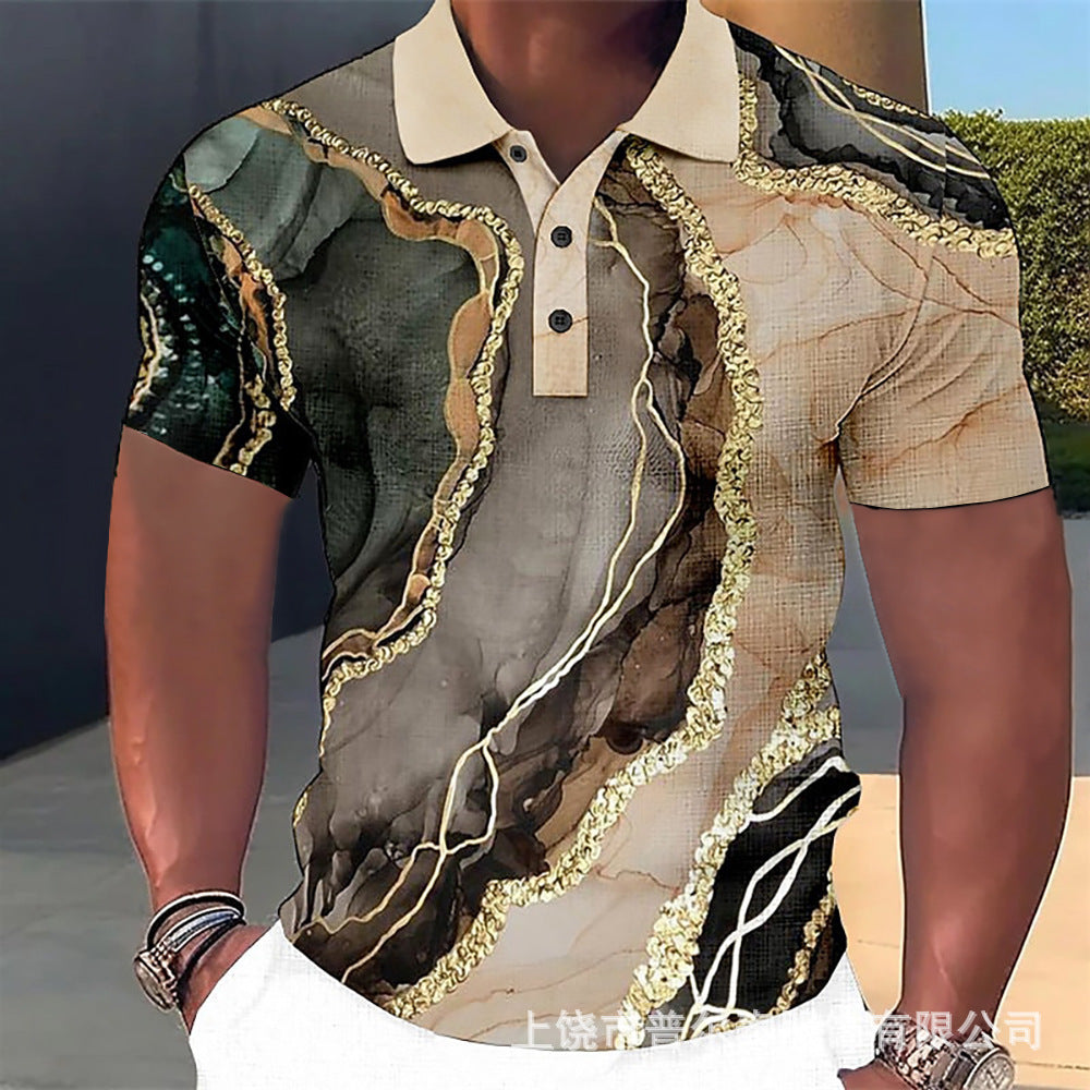 Polo à revers imprimé en 3D personnalisable