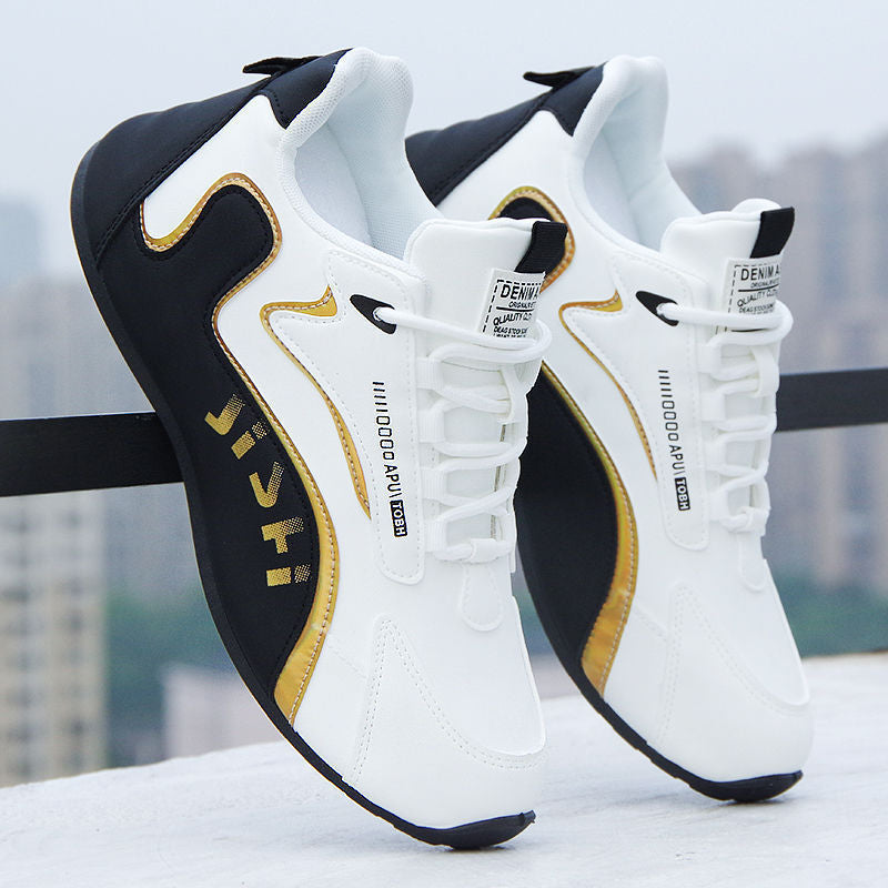 Chaussures de voyage haut de gamme avec surface en cuir impermeable et antiderapante