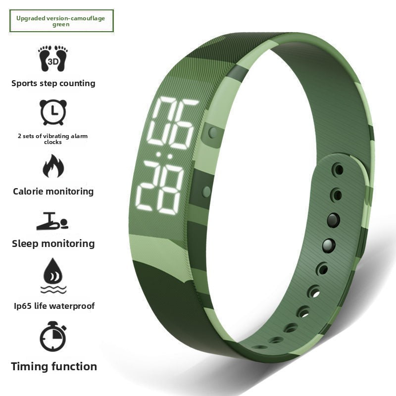 Montre réveil à vibration silencieuse multifonction