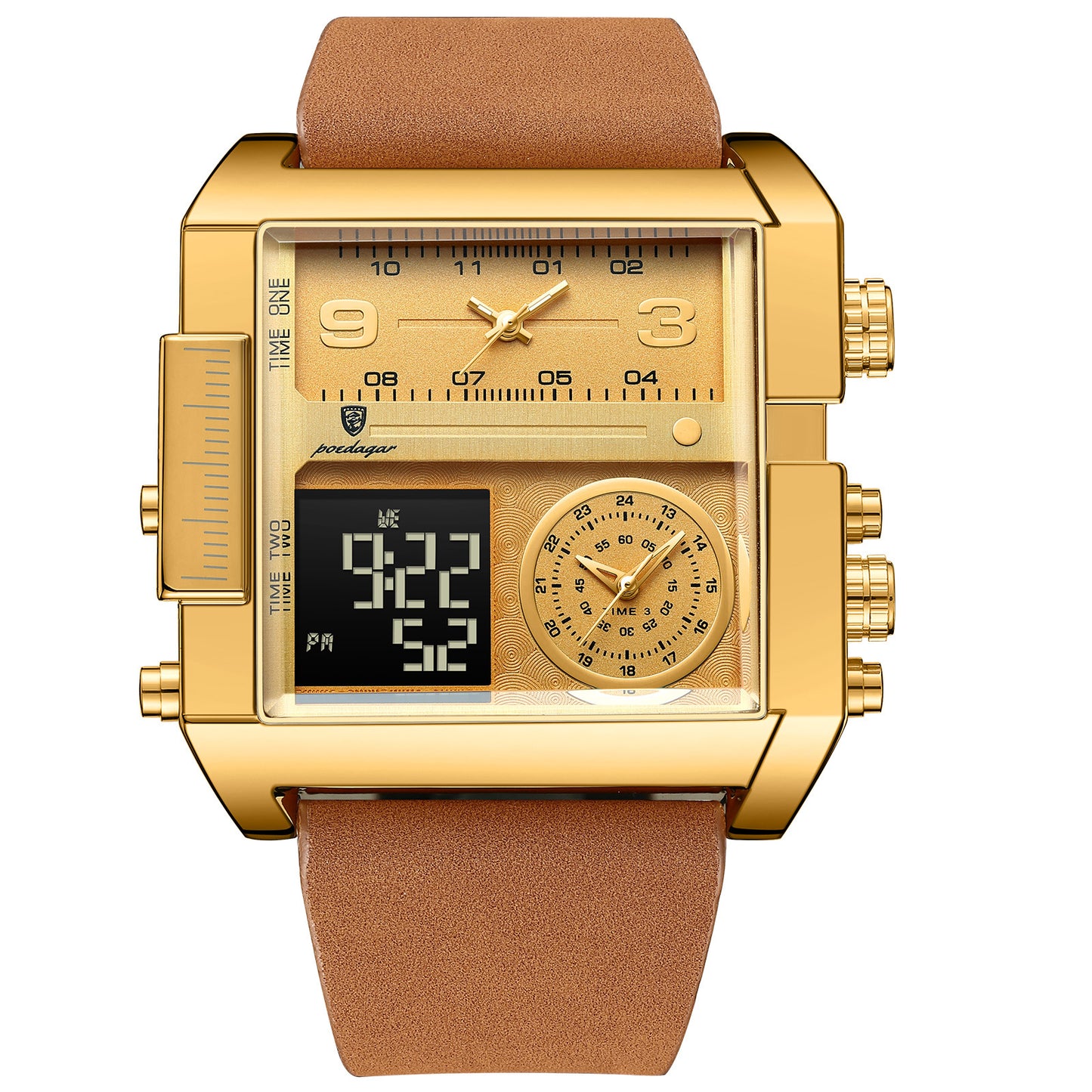 Montre Homme Quartz Analogique Numérique