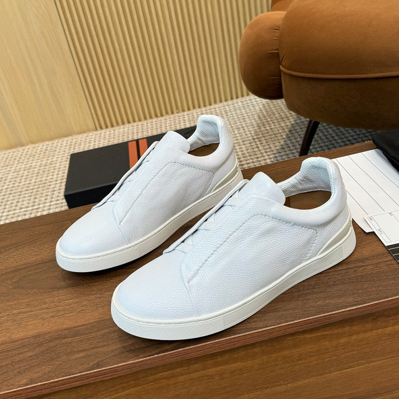 Chaussures décontractées à enfiler pour hommes avec bande élastique