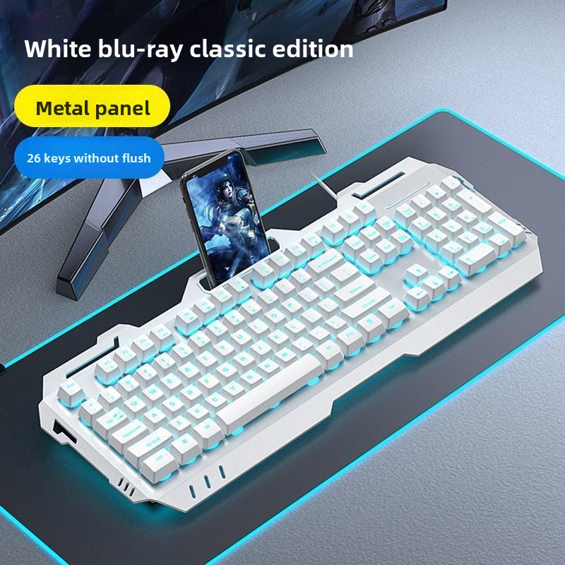 Clavier filaire à sensation mécanique avec rétroéclairage