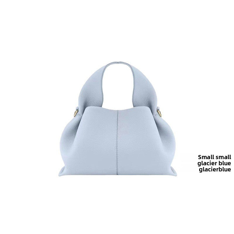 Sac bandoulière en cuir véritable à motif raviolis
