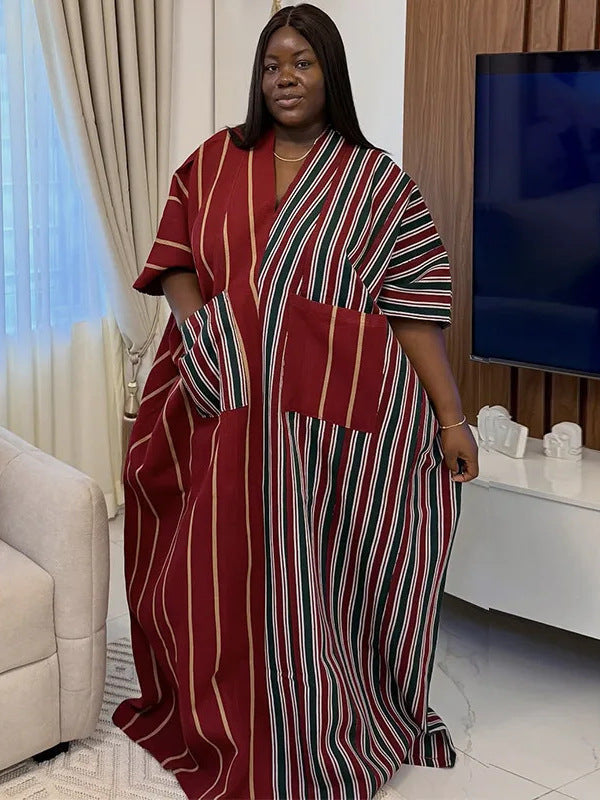 Habit :Robe patchwork ethnique pour femmes africaines