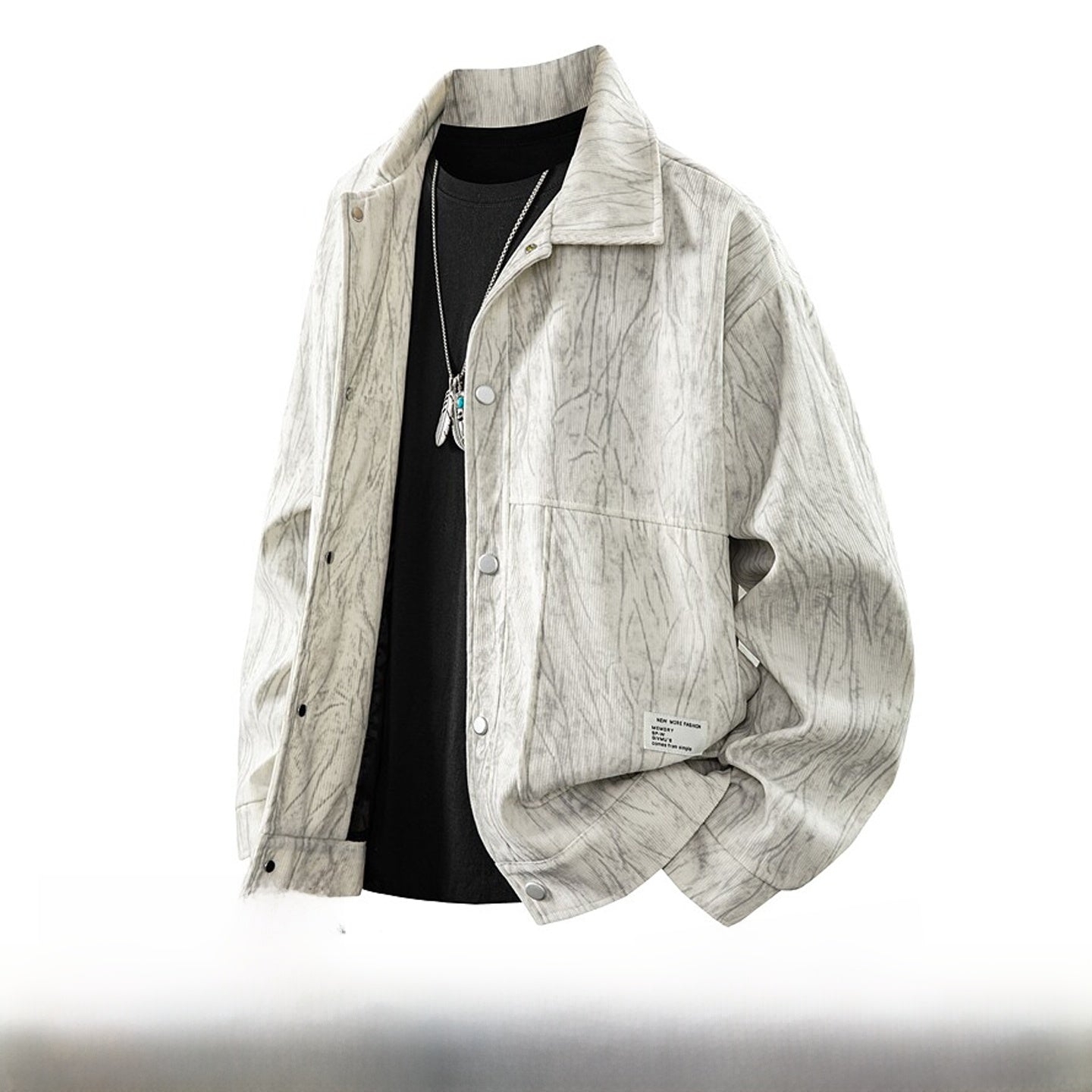 Veste vintage décontractée pour homme