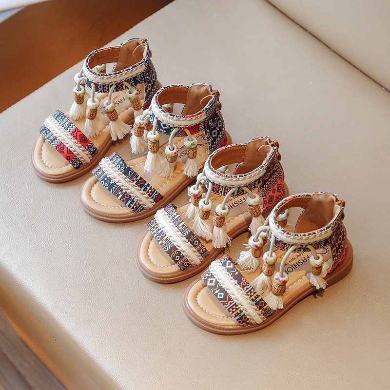 Sandales ethniques pour filles