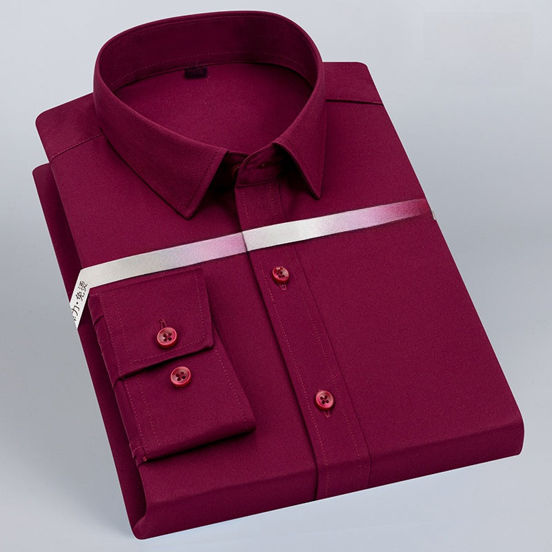Chemise décontractée à manches longues pour homme