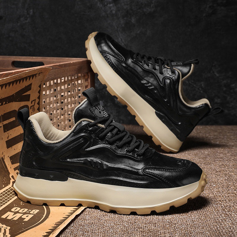 Chaussures de Papa Rétro à Plateforme
