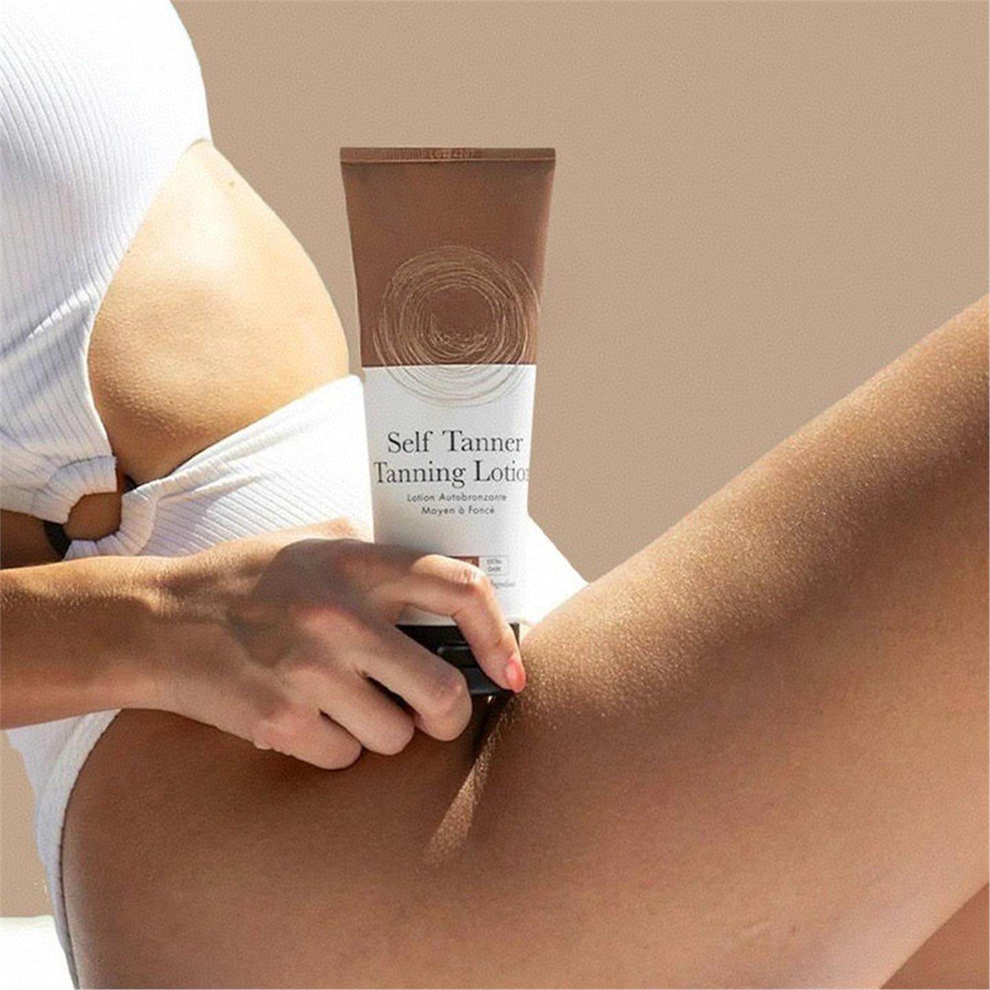 Lotion corporelle bronzante