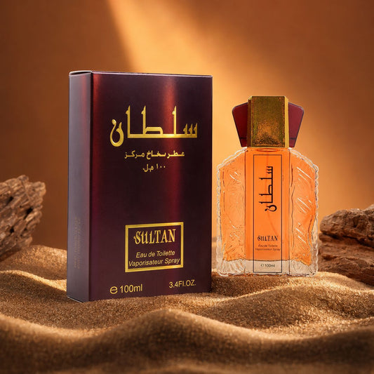 Parfum pour homme du Moyen-Orient, à la fragrance légère et longue tenue.